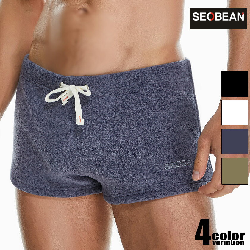 SEOBEAN/セビン SOLID POLAR FLEECE SHORTS もこもこ ふわふわ 1分丈 ショートパンツ 短パン メンズ ボトムス ファッション 部屋着 ジムウェア