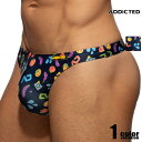 メンズTバック ADDICTED/アディクティッド EMOJI THONG イラストプリント Tバック 男性下着 メンズ パンツ MOLDED