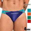 メンズビキニ AMORESY/アモレシー 光沢ビキニ ピッチリ 水着系生地 ファッション メンズ スポーツ ジム
