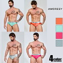 メンズビキニ AMORESY/アモレシー 光沢ビキニ ピッチリ 水着系生地 ファッション メンズ スポーツ ジム ビキニブリーフ BIKINI