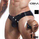メンズビキニ ブリーフ C4M/カットフォーメン Slip Ergonoique Snap フェイクレザー 立体縫製 モッコリ 男性下着 メンズ パンツ セクシー