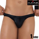 CLEVER/クレバー KARMA LATIN JOCKSTRAP 留め具付き フェイクレザー マット 立体縫製 Yバック ジョックストラップ 男性下着 メンズ パンツ セクシー