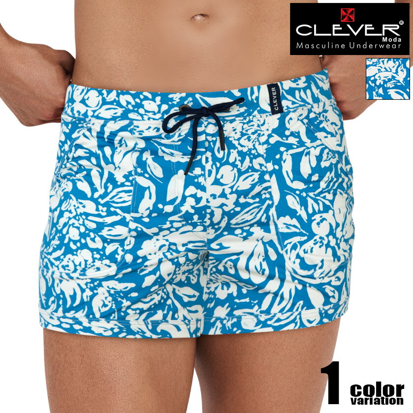 楽天asian closetCLEVER/クレバー ADRIEL SWIMSUIT TRUNK スイムウェア サーフパンツ　ボードショーツ　メンズ水着 海水パンツ　海パン 男性水着 ビーチウェア