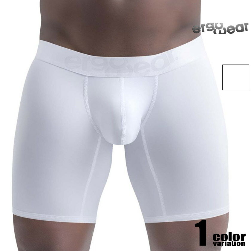 楽天asian closetボクサーパンツ メンズ Ergowear/エルゴウェア MAX XX Midcut Color White 立体縫製 モッコリ ロングボクサー ボクサーパンツ　男性下着　メンズ　パンツ