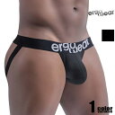 Ergowear/エルゴウェア GYM Jockstrap Color Black メッシュ モッコリ 立体縫製 ソフト 男性下着　メンズ　パンツ Yバック ジョックストラップ
