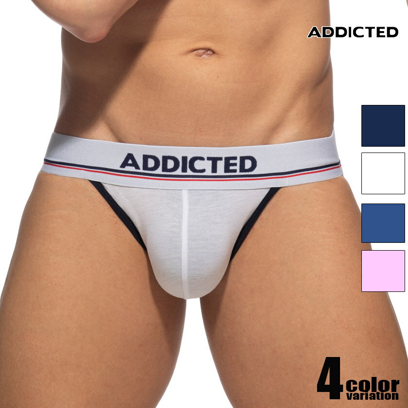 ADDICTED/ǥƥå DOUBLE STRIPE BASIC JOCK YХååȥåס塡󥺡ѥġ