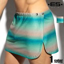 EScollection/イーエス・コレクション SIREN SKIRT セイレーンスカート リサイクル素材 腰巻 メンズ ボトムス 光沢 ラメ(4)