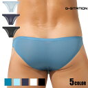 メンズビキニ ビキニブリーフ G-Station/ジーステーション 立体加工 シームレス メンズビキニ 軽量 透け シースルー フロントノーシーム