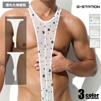 G-Station/ジーステーション SP5生地 ムタンガ マンキニ サスペンダー 男性下着　...