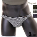 メンズビキニ【Gravevault/グレイブボールト】Houndstooth Bikini メンズビキニ 男性下着 メンズ パンツ セクシー