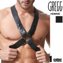 GreggHomme/グレッグ・オム　FRAME Chest Harness　フレイムチェストハーネス　本革