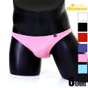 メンズTバック【La-PommeHomme/ラポーム・オム】 メンズ MFS生地 シンプルデザイン Tバックビキニ 620084 Tバック 下着 メンズ アンダ...