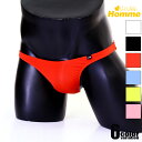 メンズTバック 【La-PommeHomme/ラポーム・オム】 T2S生地 フロントノーシーム シンプルデザイン Tバックビキニ 720056 Tバック メンズ...