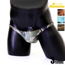 メンズTバック【La-PommeHomme/ラポーム・オム】 ユニセックス SLKS生地 カモフラージュプリント Tバック 722027 迷彩 カモフラージュ