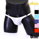 メンズTバック【La-PommeHomme/ラポーム・オム】 MFS生地 フルシーム Tバックビキニ 818033 立体縫製 Tバック 下着 メンズ アンダーウ...