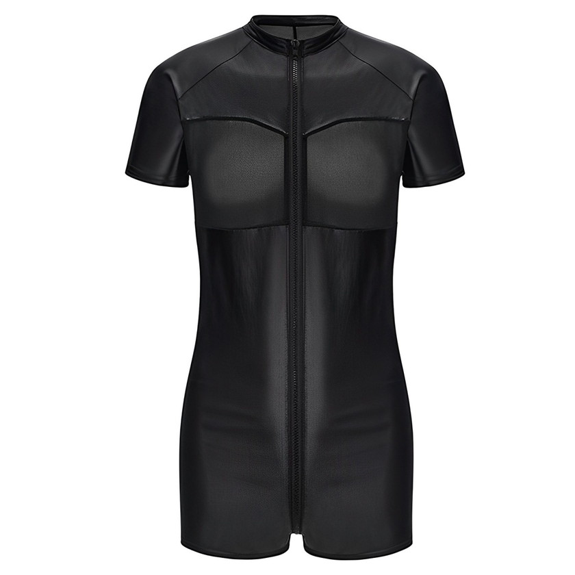 Leather collection/レザーコレクション wild suit フェイクレザー ボディスーツ マッスル メンズ 光沢感 ワイルド セクシー コスチューム