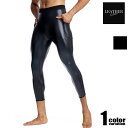 Leather collection/レザーコレクション フェイクレザー レギンス ロングスパッツ タイツ 8分丈 高弾力 引き締め ヒップアップ シェイプパン...
