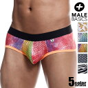 メンズビキニ ブリーフ MaleBasics/メイルベーシックス MOB Aero Brief メッシュ アッパーカット 股下なし ビキニブリーフ 男性下着 メンズ パンツ(4)