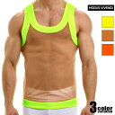 ModusVivendi/モダス ビベンディ タンクトップ Muslin Tanktop 透け シースルー メッシュ 袖なし ノースリーブ スリーブレス メンズ...