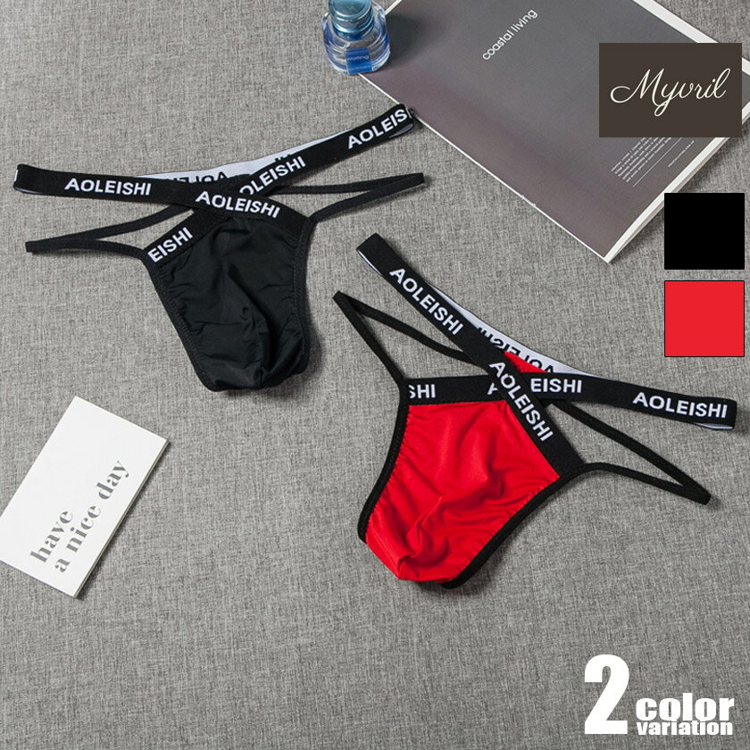 メンズTバック Myvril/ミヴリル レース メッシュ Tバック 透け メッシュ 通気性 男性下着 メンズ パンツ セクシー