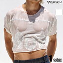 RUFSKIN/ラフスキン FORD クロップドトップス 薄手 タンクトップ 袖なし ノースリーブ スリーブレス メンズ ファッション トップス