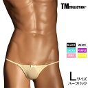 Lサイズ メンズビキニ TMコレクション UNISEX SPヌメ2way x Lace Cute HB ビキニブリーフ 男性下着 メンズ パンツ セクシー