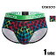 メンズビキニ ブリーフ Mundo Unico/ムンドゥユニコ ビキニブリーフ 21100201111 Colour-X Briefs Color 90-Multi チェック　男性下着　メンズ　パンツ