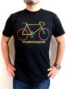 ラスタ&レゲエ★自転車Tシャツ【サイズ:S 、M 、L 、XL 、2XL 】【3980円以上で】送料無料 Tシャツ 半袖 ラスタTシャツ レゲエTシャツ 自転車Tシャツ バイシクル サイクル チャリ Tシャツ エコ 地球環境 温暖化防止 ラッピング無料