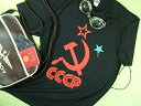 CCCP 鎌とハンマー 共産マークのTシャツ送料無料 Tシャツ　大きいサイズ　ソビエトのTシャツ　ソ連Tシャツ　CCCPのTシャツ　共産マーク　鎌とハンマーのTシャツ 鎌と槌　ビッグサイズTシャツ　ラッピング無料