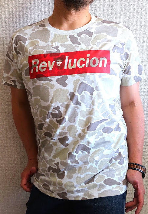 Che Guevara 迷彩ゲバラTシャツ【サイズ：L 】【3980円以上で】送料無料　Tシャツ　メンズ　半袖　プリント　迷彩　カモフラージュ　世界で一番カッコいい男　チェ・ゲバラのTシャツ　キューバ革命の英雄ゲバラTシャツ　プレゼントラッピング無料