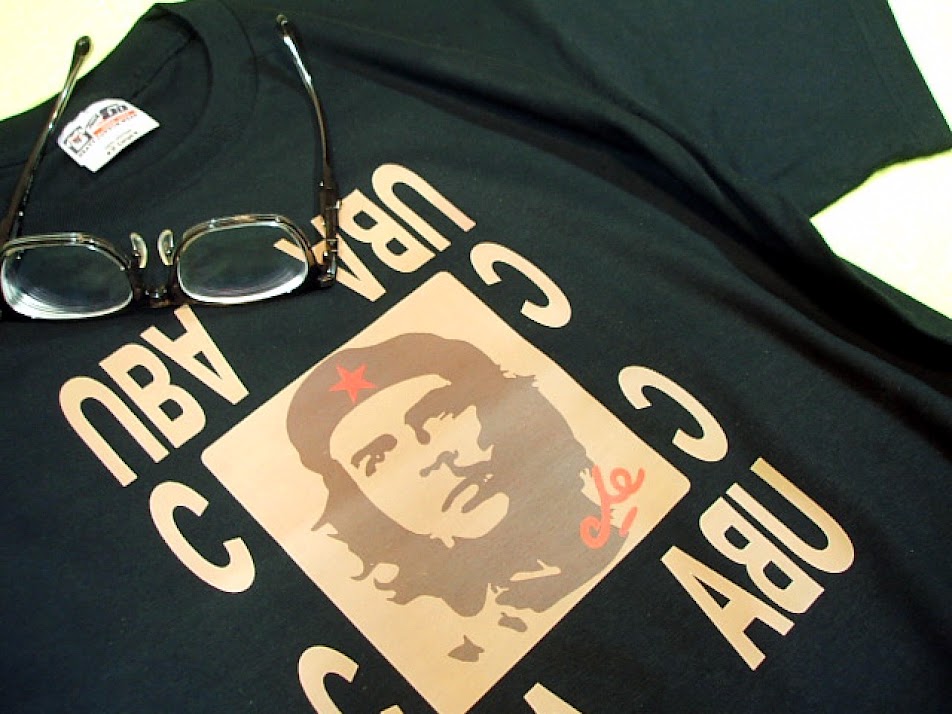 CUBA CUBA ゲバラTシャツ【サイズ：S 、M 、L 、XL 、2XL 】【3980円以上で】送料無料　キューバTシャツ　サルサ　大きいサイズ　キューバ革命のTシャツ　英雄ゲバラ　世界で一番カッコいい男　チェ・ゲバラのTシャツ　キングサイズ 3L 無料プレゼント包装