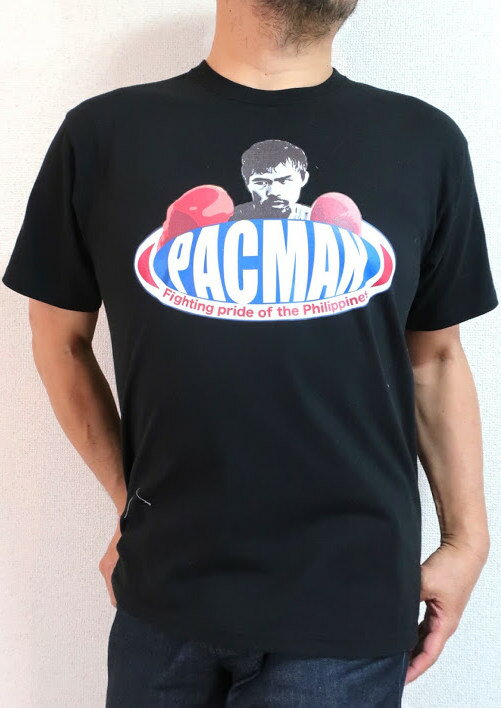 Pacquiao マニー・パッキャオのTシャツ送料無料　Tシャツ　大きいサイズ　フィリピンの英雄パッキャオ　ボクシングTシャツ　Boxing　パックマン・パッキャオTシャツ　キングサイズTシャツ　ラッピング無料