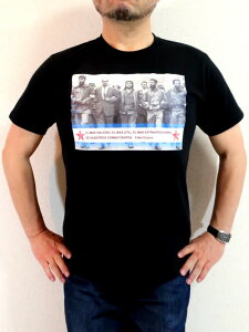 CUBA革命★ゲバラTシャツ【サイズ:S 、M 、L 、XL 、2XL 】【3980円以上で】送料無料 Tシャツ メンズ キューバ革命Tシャツ ゲバラTシャツ キングサイズTシャツ カストロTシャツ 同志ヒメネスのTシャツ カストロ議長 父の日 無料ラッピング