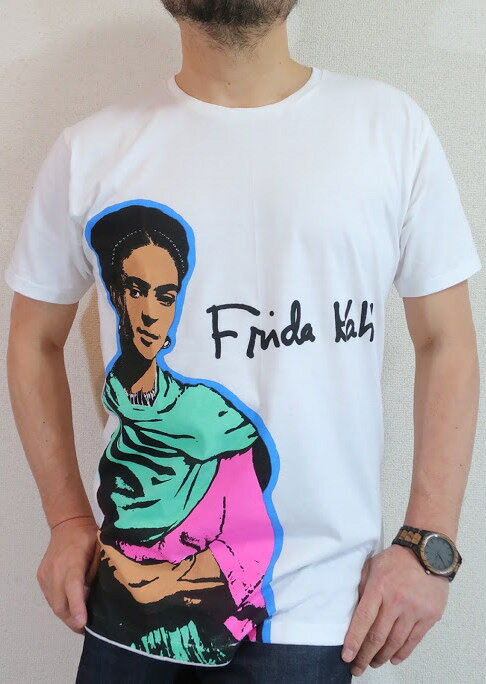 フリーダ・カーロのTシャツ送料無料　Tシャツ　メンズ　半袖　プリント　画家　Frida Kahlo Tshirt　メキシコ　女流画家　フリーダTシャツ　フリーダカーロTシャツ　ラッピング無料