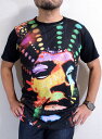 ジミ・ヘンドリックスTシャツ送料無料　Tシャツ　メンズ　半袖　ジミヘンのTシャツ　ジミヘンTシャツ　ジミ・ヘンドリックス　サイケデリック　ロックTシャツ　Jimi Hendrix Tshirt　ラッピング無料