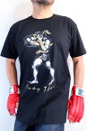 Muay Thai　ムエタイTシャツ【サイズ：丈長L 】【3980円以上で】送料無料　Tシャツ　メンズ　半袖　プリントTシャツ　格闘技　ムエタイ　タイ式ボクシングTシャツ　キックボクシング　Thai boxing　ラッピング無料