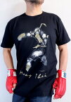 Muay Thai ムエタイTシャツ【サイズ：丈長L 】【3980円以上で】送料無料　Tシャツ　大きいサイズ　メンズ　古式ムエタイTシャツ　タイ式ボクシングTシャツ　格闘技Tシャツ　ラッピング無料