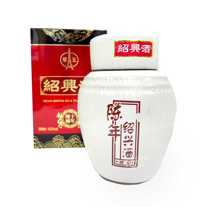 【常温便】【紹興酒】塔王十年陳年紹興酒（壺）500ml/15度【6902741237612】