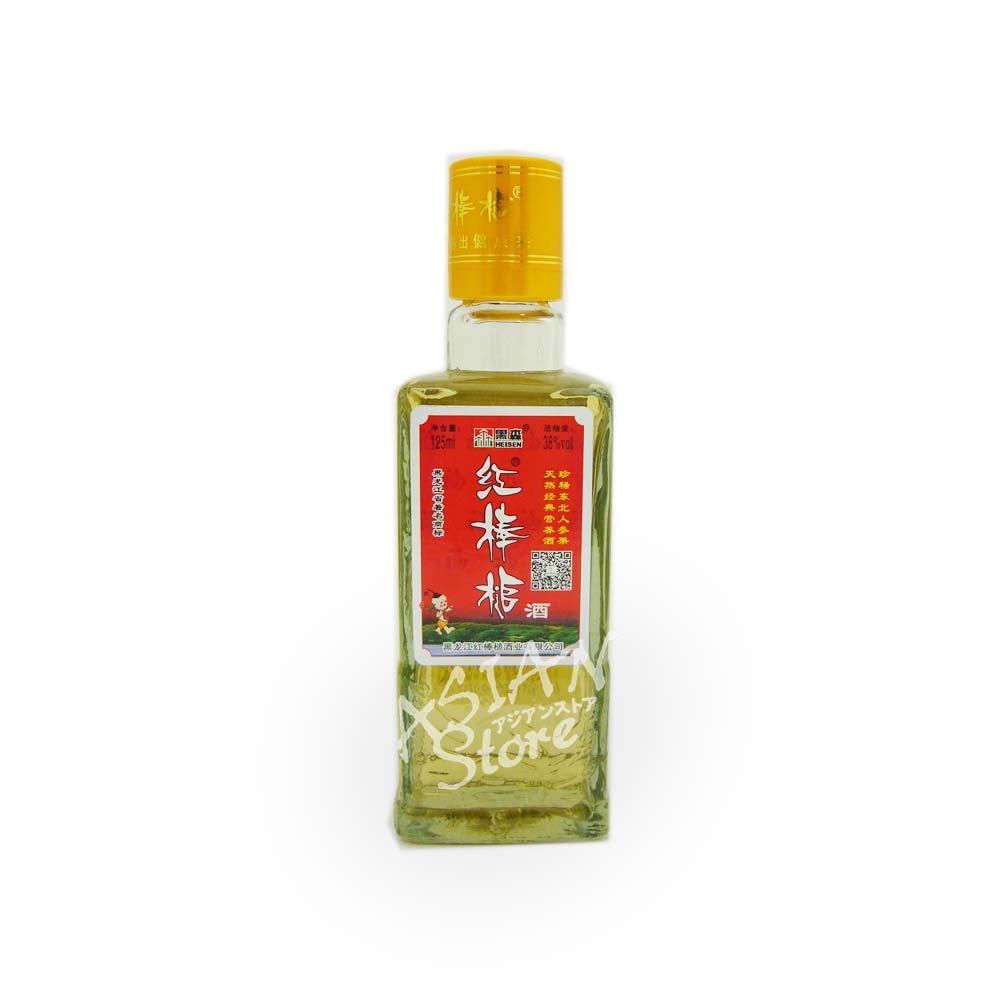 【常温便】【白酒】人参花酒/黒森紅棒棰人参花酒125ml　38度【6931080900741】