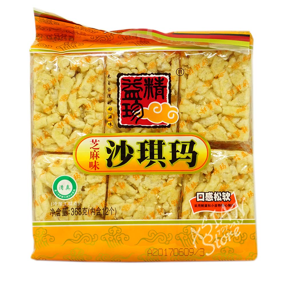 【常温便】シャーチーマー胡麻味／精益珍芝麻味沙其馬（368g12个）【6920902967024】