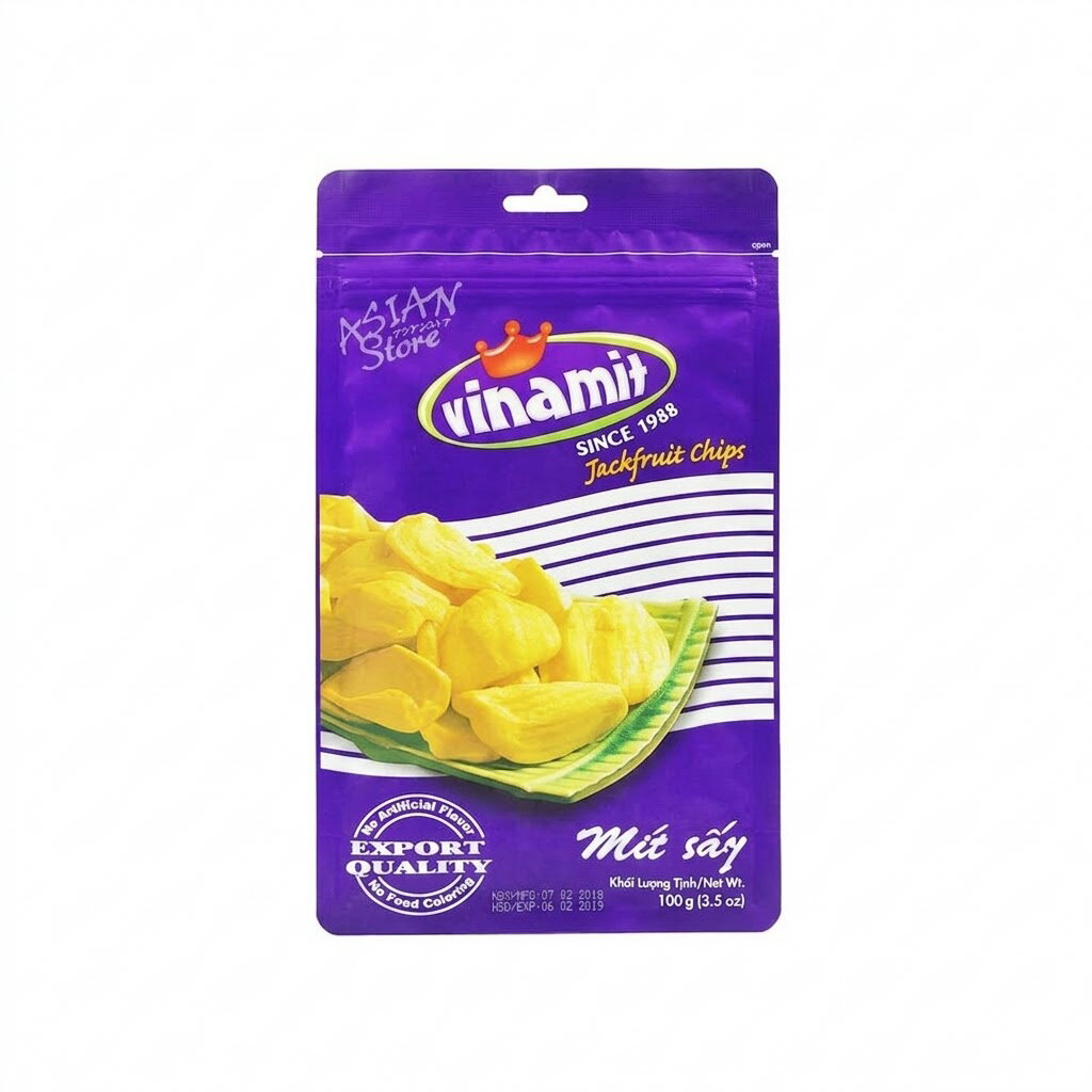 【常温便】VINAMITジャックフルーツチップス/越南波羅蜜干100g【8934743042909】