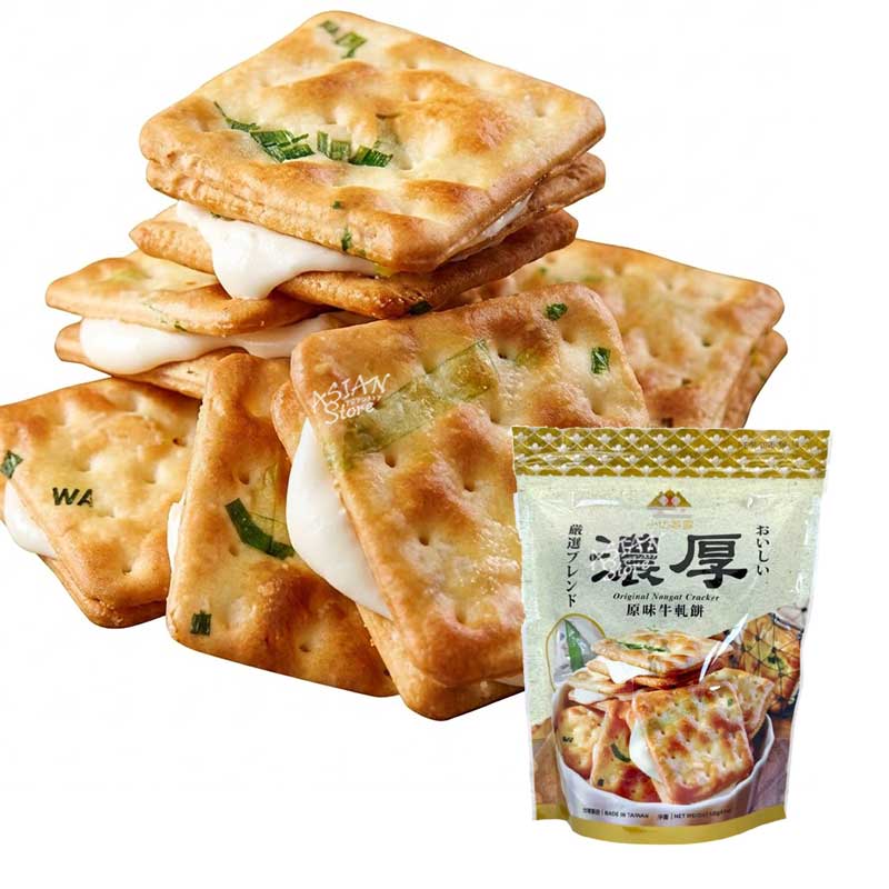 台湾小山等露 オリジナルヌガークラッカー／小山等露 原味牛軋餅 140g