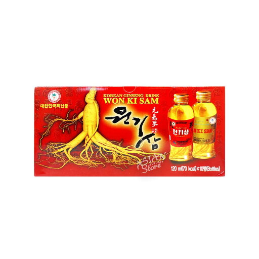 【常温便】元気参高麗人参入りドリンク/元気参高麗人参飲料120ml*10個【8801387000889】 【常温便】元気参高麗人参入りドリンク/元気参高麗人参飲料120ml*10個【8801387000889】