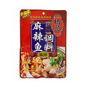 【商品名】中華調味料／橋頭 招牌 麻辣魚 調料（麻辣） 【原材料】調味ソース1：大豆油、豆板醤、赤唐辛子、食塩、生姜、鶏エキス、花椒、ブドウ糖、酵母エキス、豆鼓、玉ねぎ、ウイキョウ／調味料（アミノ酸等）・調味ソース2：コーンスターチ、食塩、ブドウ糖、メレンゲー、コーン油、ニンニクパウダー／調味料（アミノ酸等）、炭酸ナトリウム、ソルビトール、クエン酸 【内容量】180g 【原産国】中国 【賞味期限】商品画像記載の賞味期限と現物は異なる場合がございます。 ※予告なくパッケージデザインが変更される場合があります。