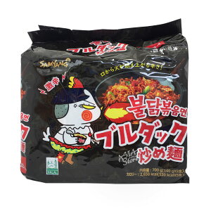 【常温便】韓国サムヤンブルダック炒め麺／三養激辛火鶏炒麺（140g＊5袋入）【8801073140578】