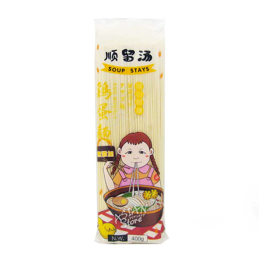 【商品名】タマゴ麺/順留湯鶏蛋面400g 【原材料】小麦粉、食塩、卵 【内容量】400g 【原産国】中国 【賞味期限】商品画像記載の賞味期限と現物は異なる場合がございます。 ※予告なくパッケージデザインが変更される場合があります。