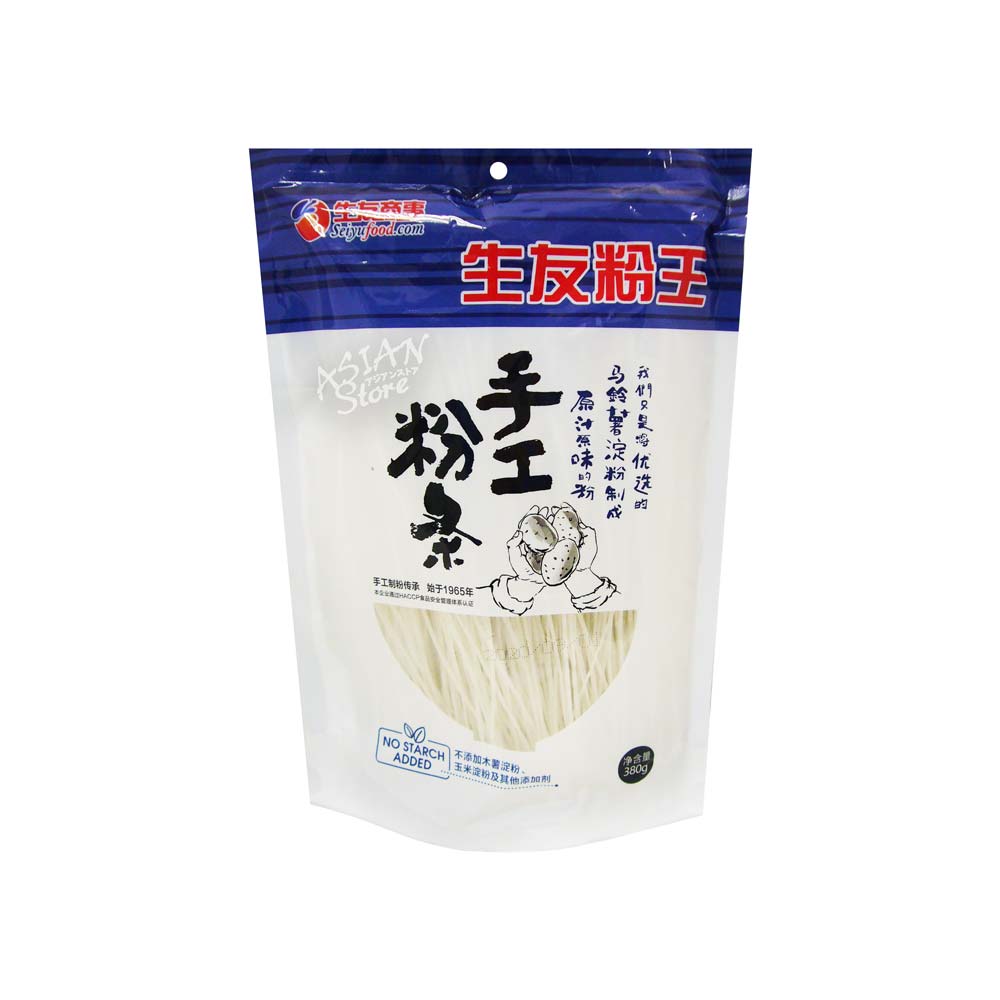 【常温便】手作りジャガイモ春雨(丸麺)/生友馬鈴薯手工粉条380g【4560237622087】