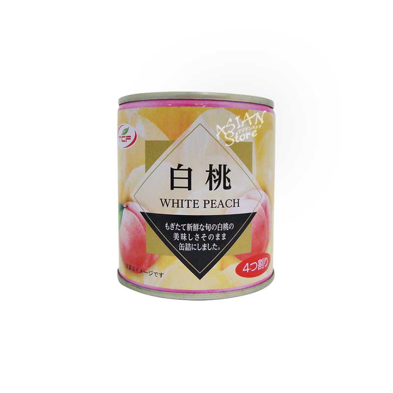 【常温便】白もも・シラップづけ(ライト)4つ割り・缶詰/TCF白桃罐頭 312g【4904691100062】