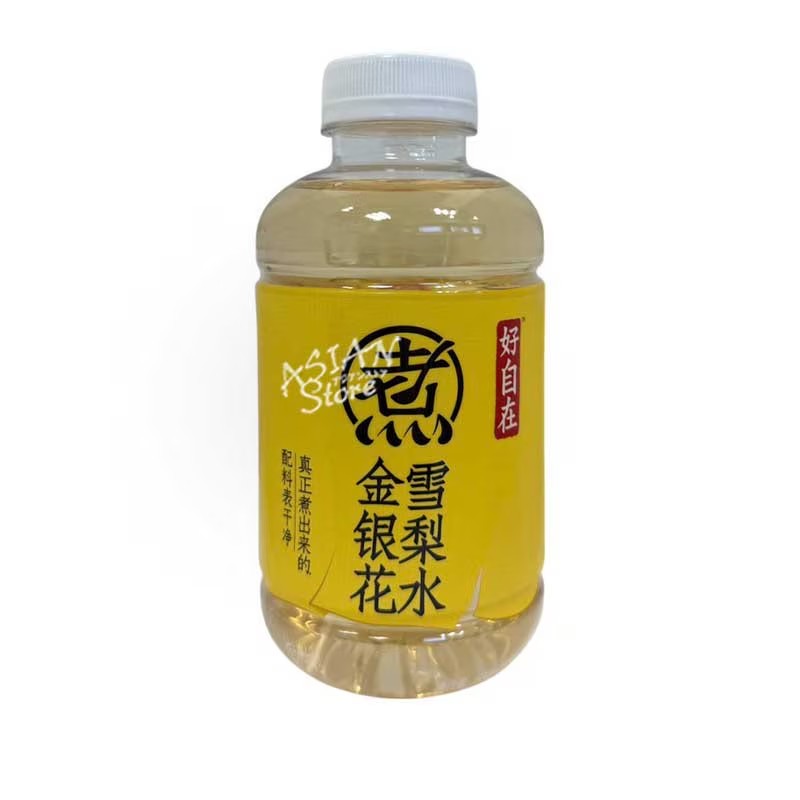 乐天商城 - 【常温便】元気森林 好自在 金銀花と梨の飲料水／元气森林 好自在 金銀花雪梨水 果汁3％ 500ml【6937003705219】