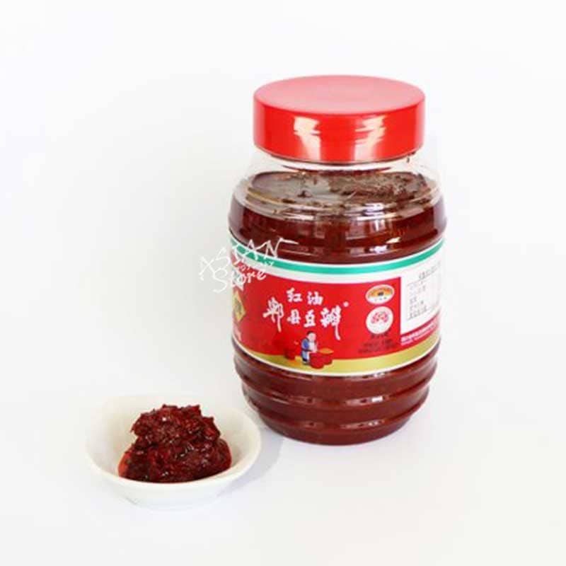 【常温便】ケンジョウハイ 紅油トウバンジャン／三明物産 鵑城牌 紅油豆板醤 1kg 業務用【4531940003975】